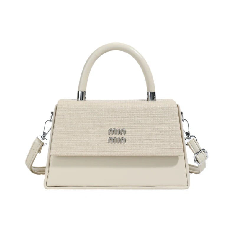 Stylish Casual Crossbody Bag Minimalist Designer Handbag Women Solid Color Leather Large Capacity Trendy Commuter