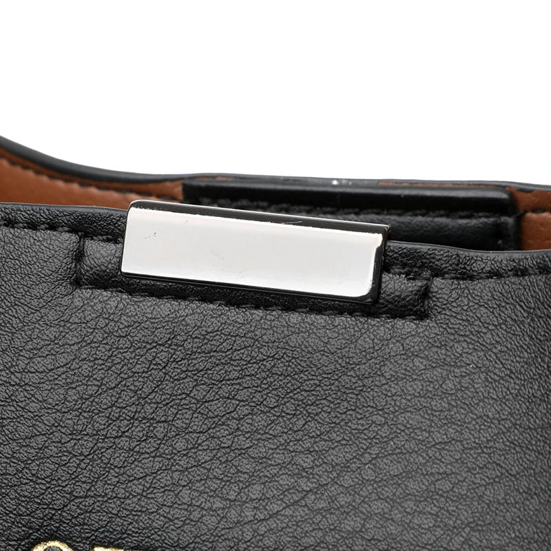 Stylish Leather Tote Bag for Women Luxury Crossbody Shoulder Handbag Waterproof Ladies Purse Fashionable Travel Companion