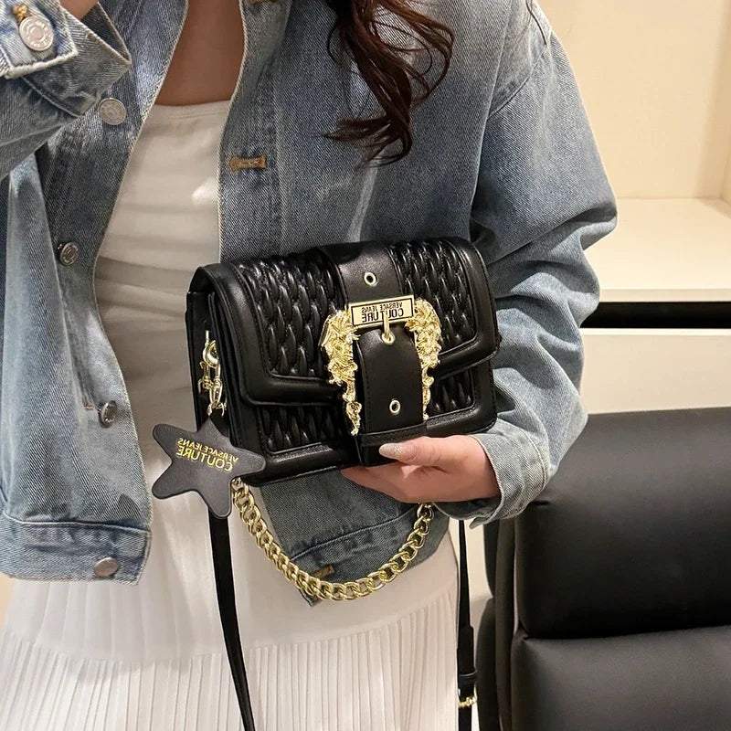 Stylish Leather Tote Bag for Women Luxury Crossbody Handbag Designer Shoulder Purse Elegant Ladies