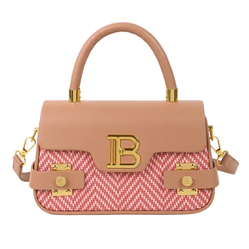 Stylish Leather Crossbody Bag For Women Luxury Designer Brand Handbags Elegant Shoulder Tote Messenger Purse Ladies