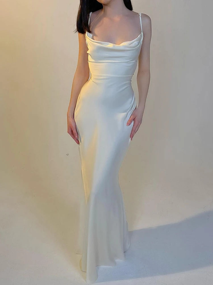 Hawthaw Women Sexy Party Club Evening Birthday Bodycon White Long Dress 2024 Summer Clothes Wholesale Items For Business
