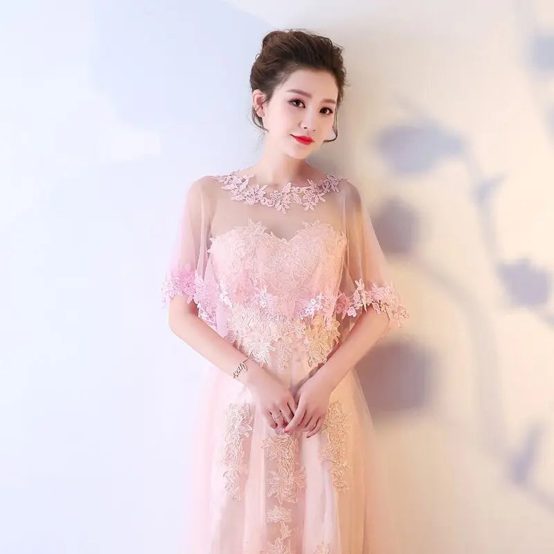 Women Party Bridal Casual Lace Shawl Wedding Cape Evening Dress Cape Style Shawl Elegant Light Sheer Gauze