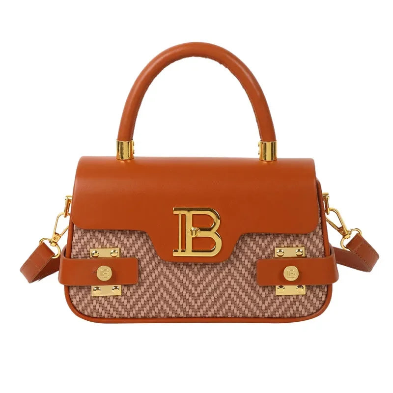 Stylish Leather Crossbody Bag For Women Luxury Designer Brand Handbags Elegant Shoulder Tote Messenger Purse Ladies