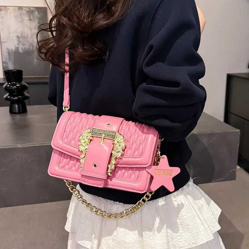 Stylish Leather Tote Bag for Women Luxury Crossbody Handbag Designer Shoulder Purse Elegant Ladies