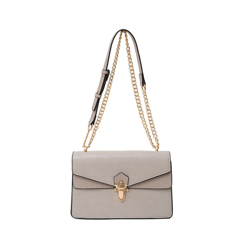 2025 Trendy Women's Bag - Stylish Chain Shoulder Crossbody Purse, Fashionable Small Square Bag for Daily Commute & Casual Outfit