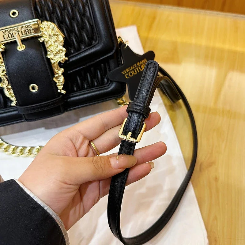 Stylish Leather Tote Bag for Women Luxury Crossbody Handbag Designer Shoulder Purse Elegant Ladies