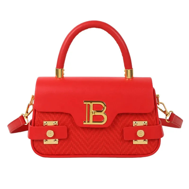 Stylish Leather Crossbody Bag For Women Luxury Designer Brand Handbags Elegant Shoulder Tote Messenger Purse Ladies