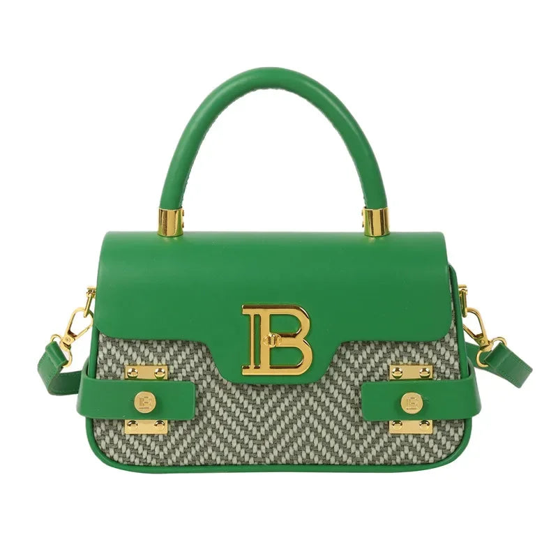 Stylish Leather Crossbody Bag For Women Luxury Designer Brand Handbags Elegant Shoulder Tote Messenger Purse Ladies