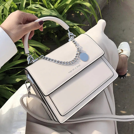 Korean Stylish Crossbody Bags for Women 2021 New Mini Square Handbags Luxury Designer Purses Ladies Travel Chain Shoulder Bags