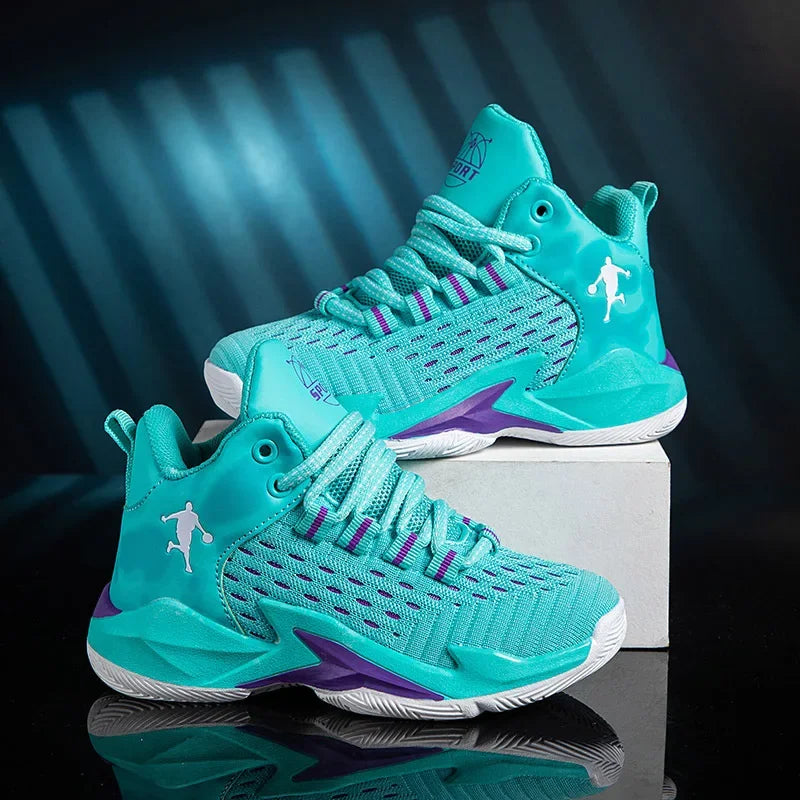 Zapatillas Child Basketball Shoe2023Autumn New Boy Sport Shoes Mesh Breathable Kid Shoes Girl Sport Shoe Child Tennis Shoe Tenis