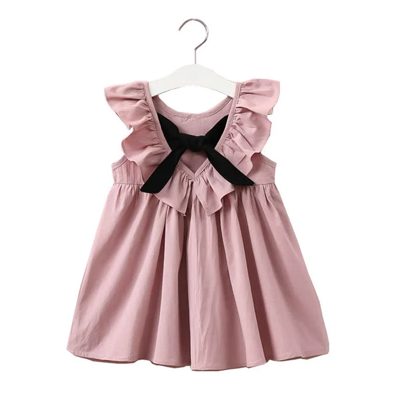 2022 New Summer Girls' Dress Korean Strap Plaid Casual Sleeveless Party Princess Dress Cute Children's Baby Kids Girls Clothing