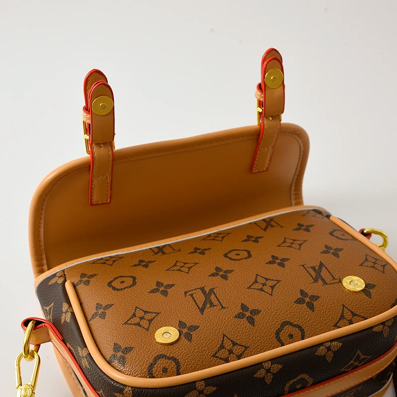Stylish Designer Ladies Satchel Bag Vintage Leather Crossbody Shoulder Handbag Women's Work