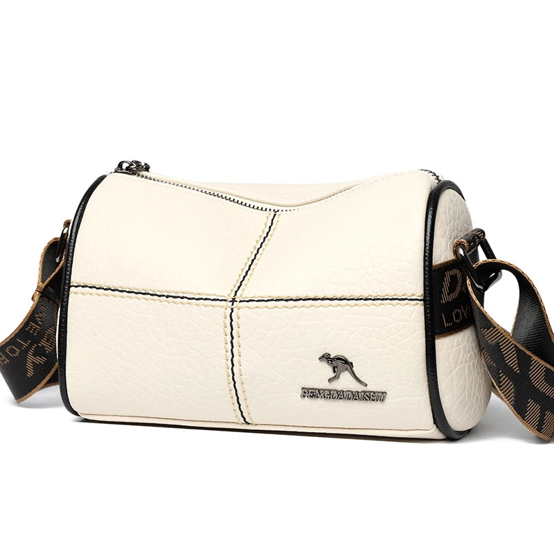 Stylish Mini Crossbody Bag for Women - Square Purse with Wide Shoulder Strap and Durable PU Leather Material