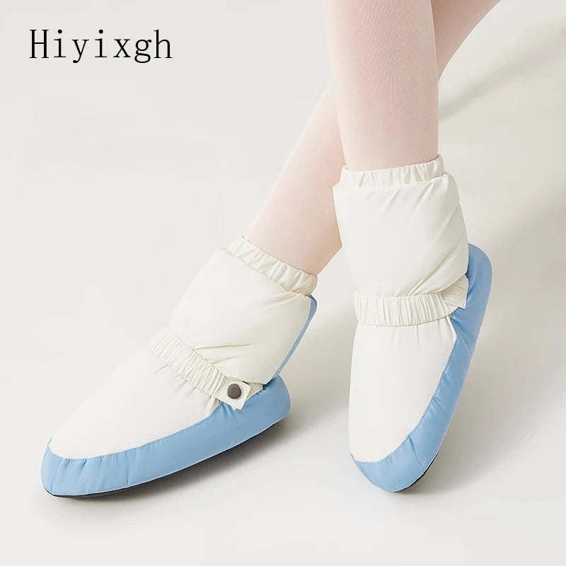 Ballet cotton shoes, dance warm shoes, winter children's soft-soled thickened dance shoes, teachers' practice shoes