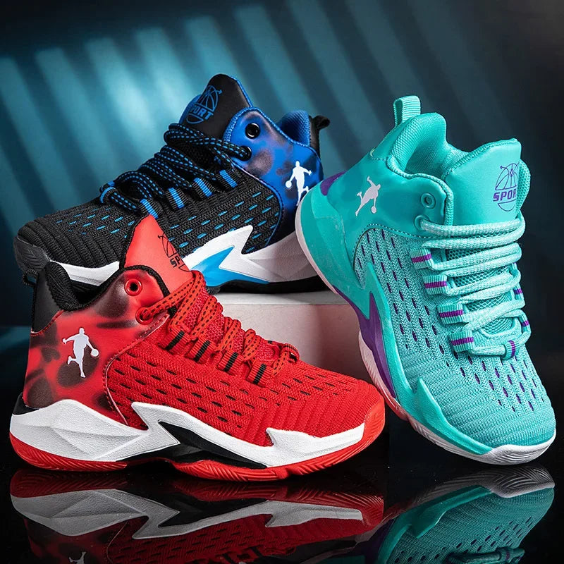 Zapatillas Child Basketball Shoe2023Autumn New Boy Sport Shoes Mesh Breathable Kid Shoes Girl Sport Shoe Child Tennis Shoe Tenis