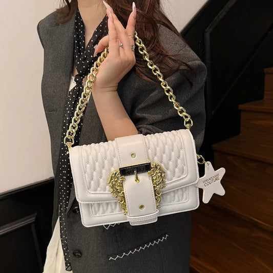 Stylish Leather Tote Bag for Women Luxury Crossbody Handbag Designer Shoulder Purse Elegant Ladies