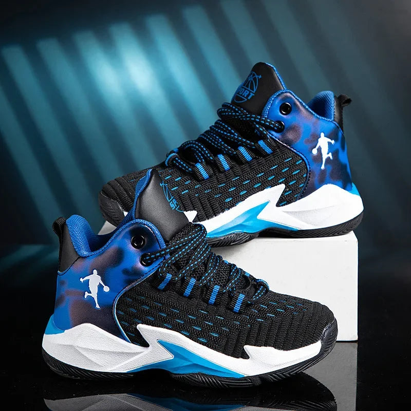 Zapatillas Child Basketball Shoe2023Autumn New Boy Sport Shoes Mesh Breathable Kid Shoes Girl Sport Shoe Child Tennis Shoe Tenis