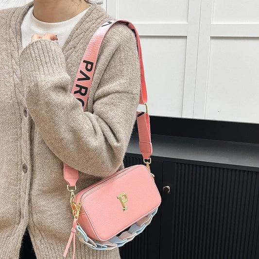 Stylish Designer Crossbody Bag For Women - Minimalist Vintage-Inspired Leather Tote, Luxury Solid Color Messenger Purse With