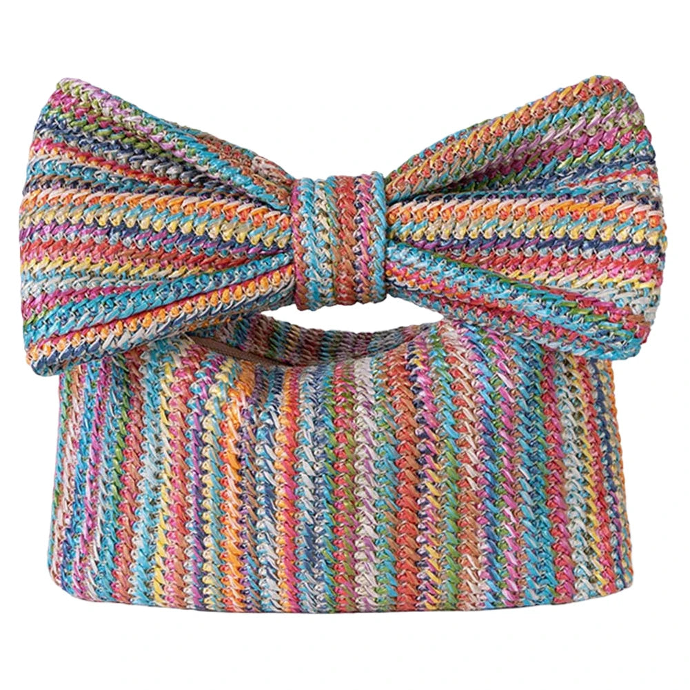 Elegant Women Straw Woven Handbag Summer Beach Casual Tote Top-Handle Bags Large Capacity Fashion Ladies Bohemian Shoulder Bags
