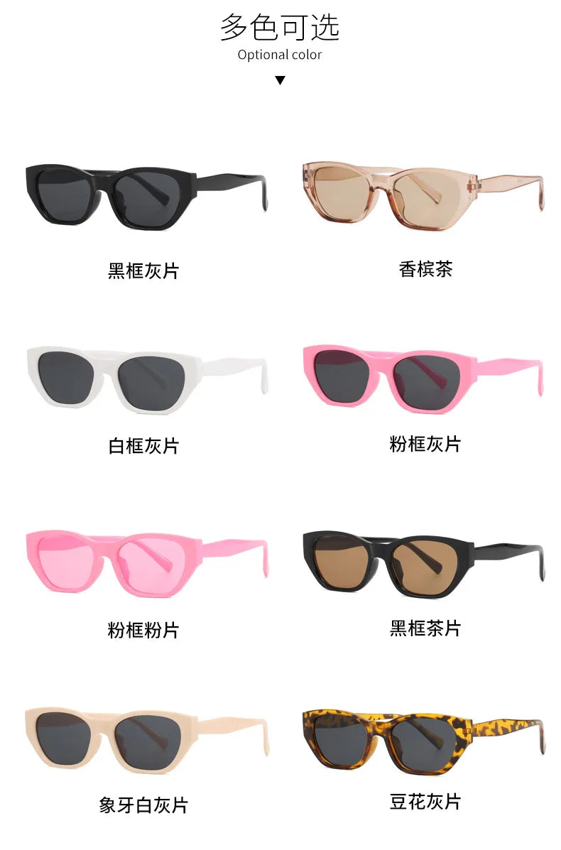 Fashion Stylish Sun Glasses Men Women Cat Eye Shape UV Protection Male Female Sunglass Holiday Travelling Party Glasses