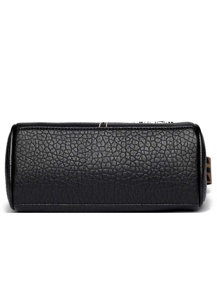 Stylish Mini Crossbody Bag for Women - Square Purse with Wide Shoulder Strap and Durable PU Leather Material