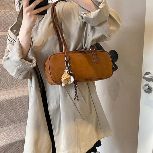 Shoulder Bag for Women Trendy Tote Bag PU Leather with Pocket Underarm Bag Zipper Hobo Bag Handbag for Work Travel Shopping