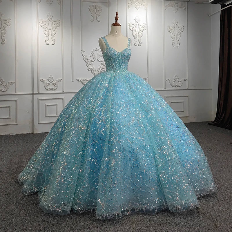 Modern Women's Party Dress Organza Ball Gown Sweetheart Bridal Dress 2024 Sequined DY9944 Avondjurken
