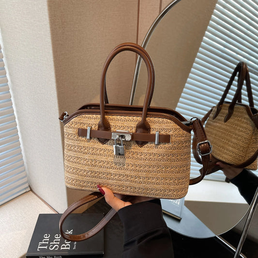 2025 Stylish Tote Bag for Women - Fashionable Large Capacity Shoulder Bag, Unique Crossbody & Handheld Designer Purse